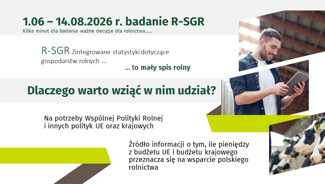 Ulotka promująca badanie R-SGR - szczegóły w dołączonym pliku PDF