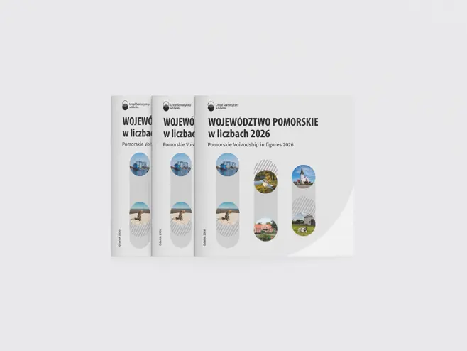 Mokap okładki Publikacji Województwo Pomorskie w liczbach 2026